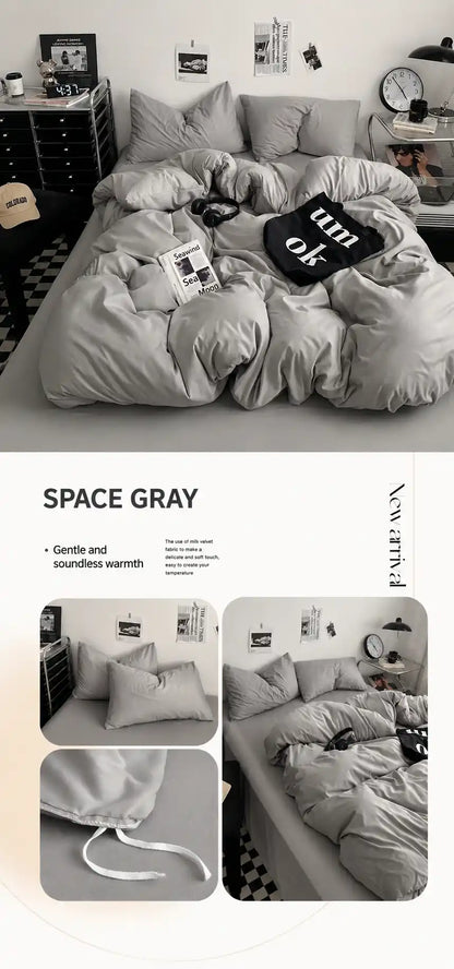 100% Washed Cotton Bedding Set