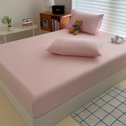 Washed Soft-Finish Fitted Sheet
