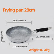 Non-Stick Maifan Stone Design Frying Pan