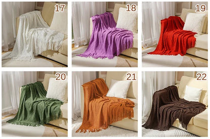 Luxe Knit Throw Blanket