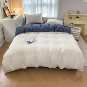 4 Pieces 2 Side Color Bedding Set