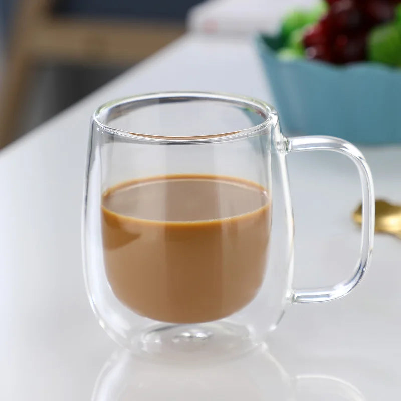 Double-Wall Glass Mug