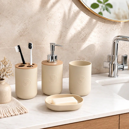4-Piece Bathroom Accessory Set