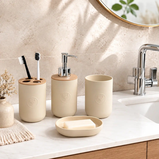 4-Piece Bathroom Accessory Set