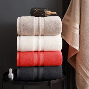 Inyahome Large and Super Absorbent Cotton Bath Towels