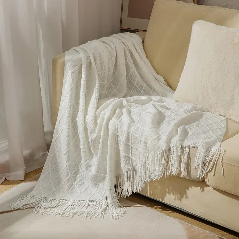 Luxe Knit Throw Blanket