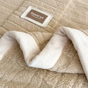 Double-sided Velvet Blanket and Pillowcase Set | Super Soft, Warm and Comfortable.