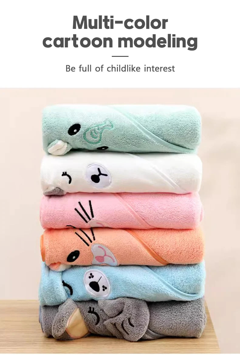 Soft Hooded Baby Bath Towel