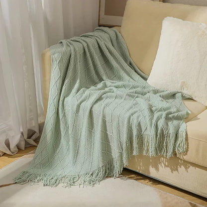 Luxe Knit Throw Blanket