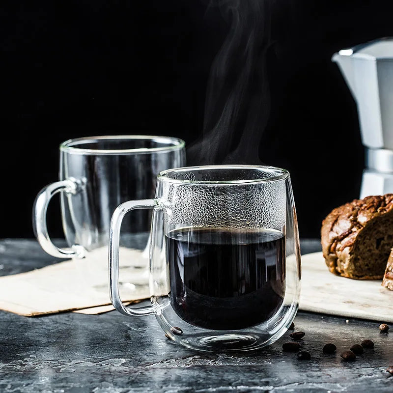 Double-Wall Glass Mug