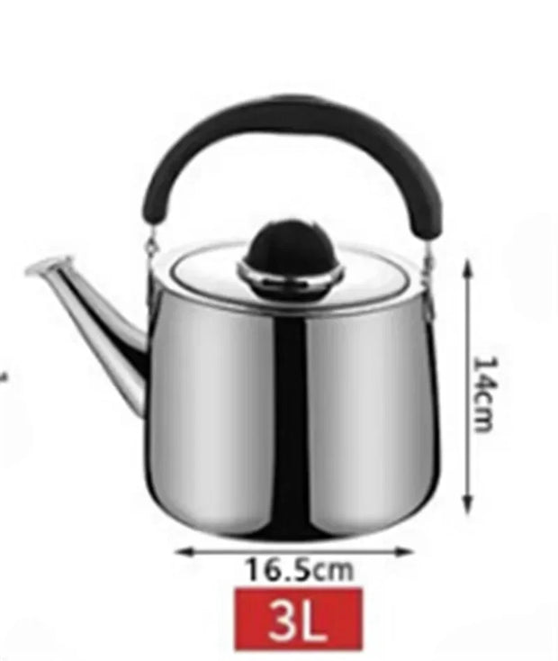 Shiny 304 Stainless Steel Kettle