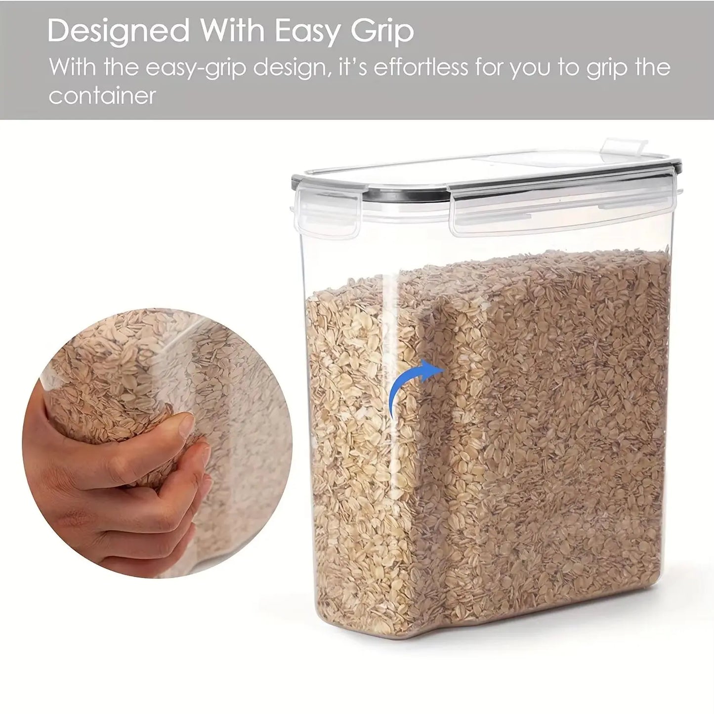 Airtight Grain Containers Set (BPA-Free)