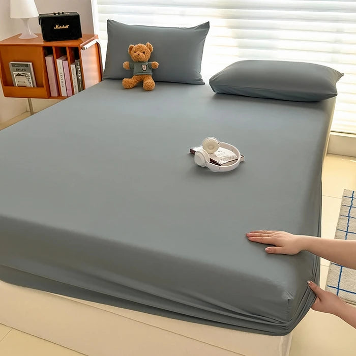 Washed Polyester Fitted Sheet