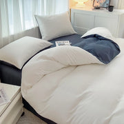 4 Pieces 2 Side Color Bedding Set