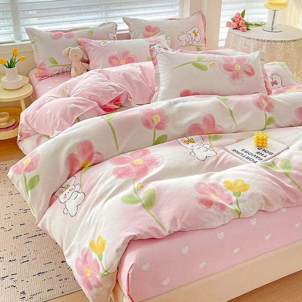 4 Pieces Bedding Set