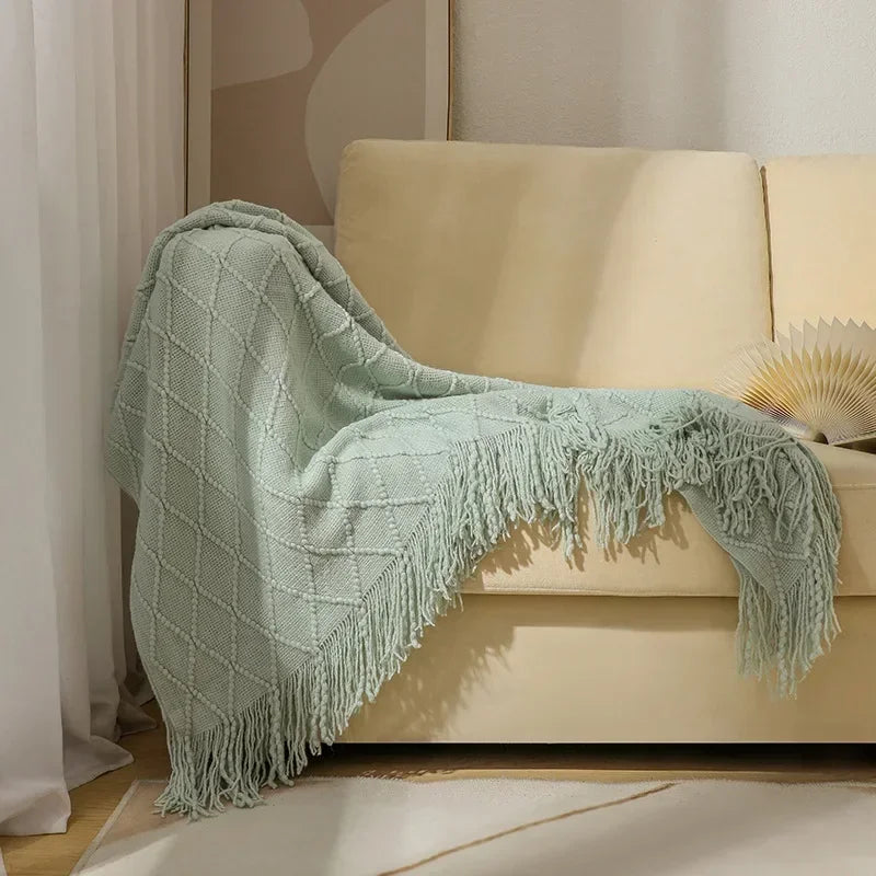 Luxe Knit Throw Blanket