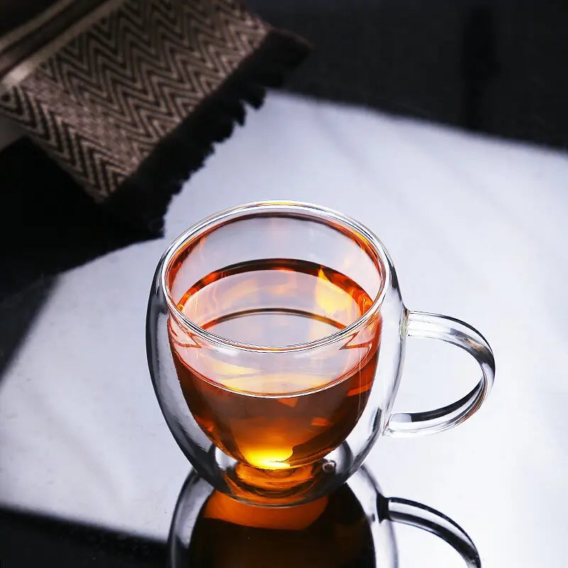 Double-Wall Borosilicate Glass Cups