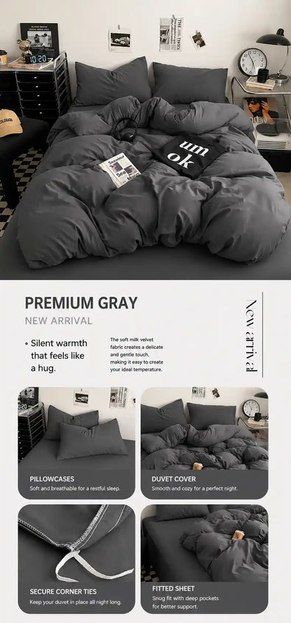 100% Washed Cotton Bedding Set