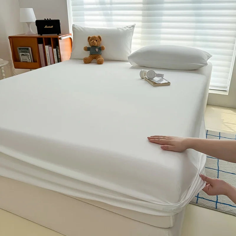 Washed Polyester Fitted Sheet