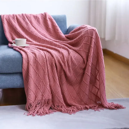 Luxe Knit Throw Blanket