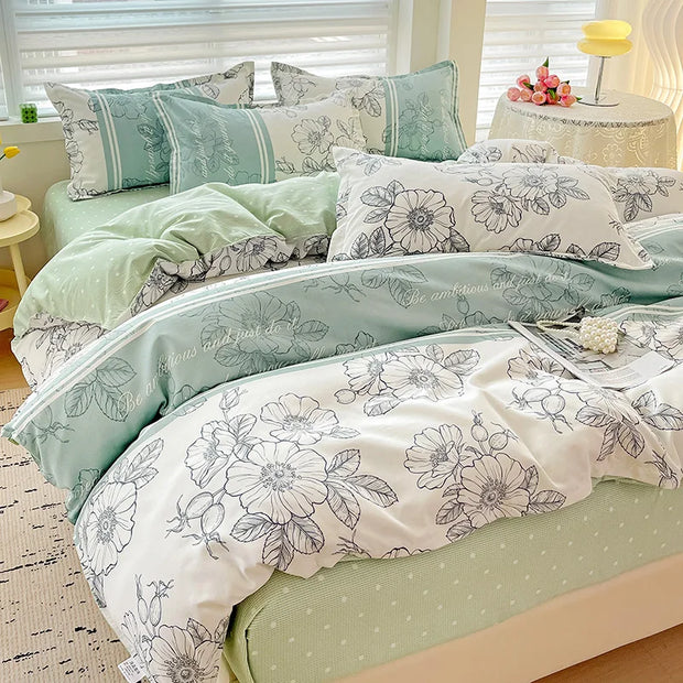 4 Pieces Bedding Set