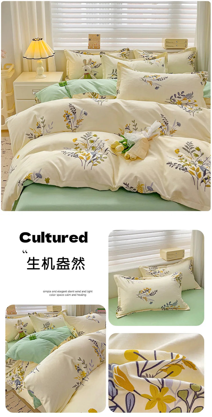 4 Pieces Bedding Set