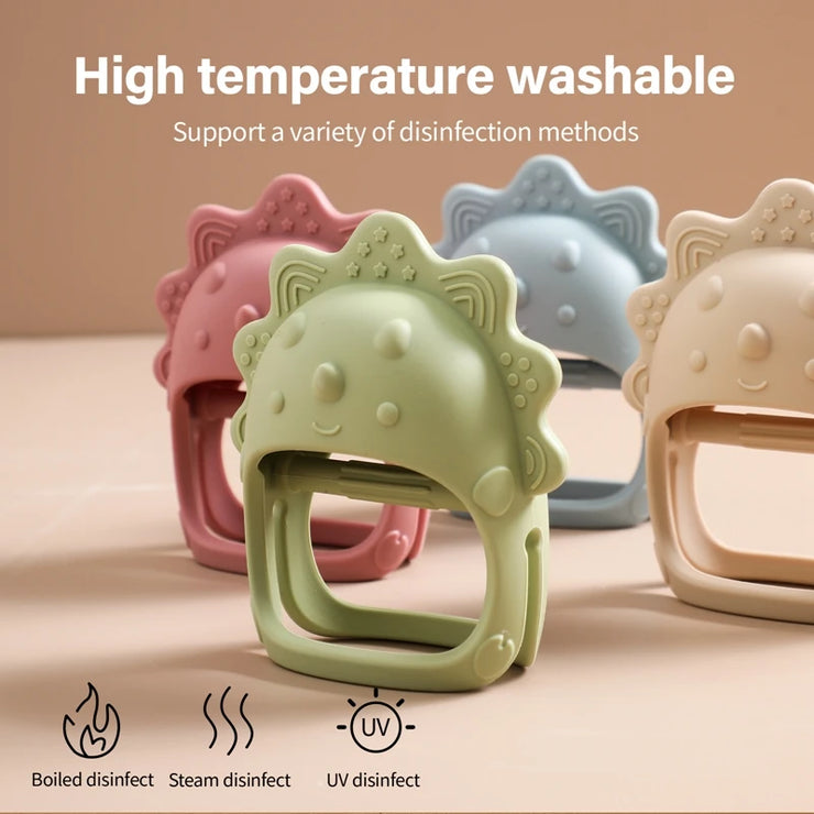 1pc Baby Silicone Teether Glove Shaped
