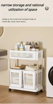 Multifunctional Storage Rolling Cart