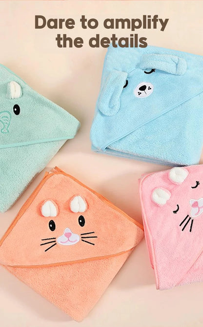 Soft Hooded Baby Bath Towel