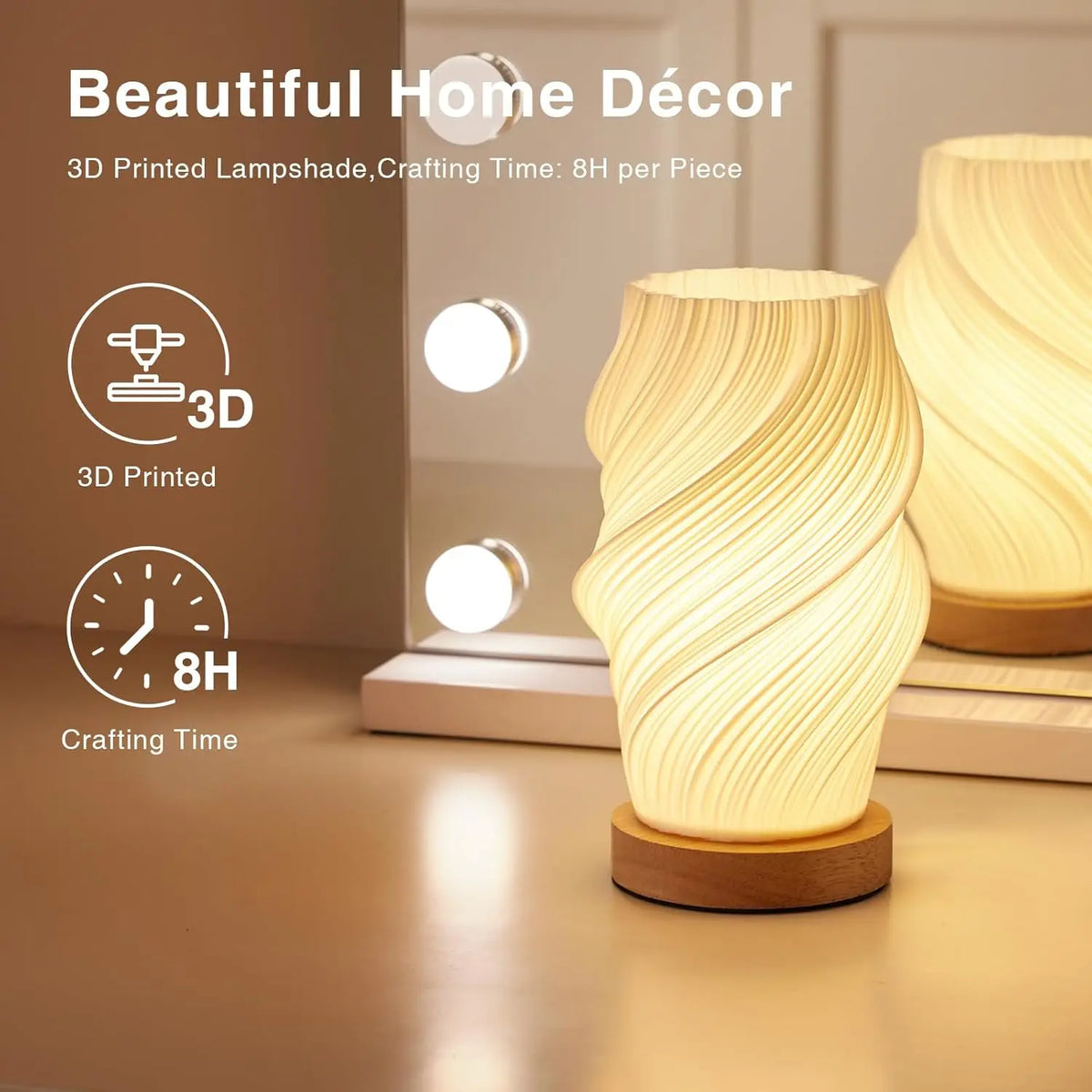 Warm Glow LED Table Lamp