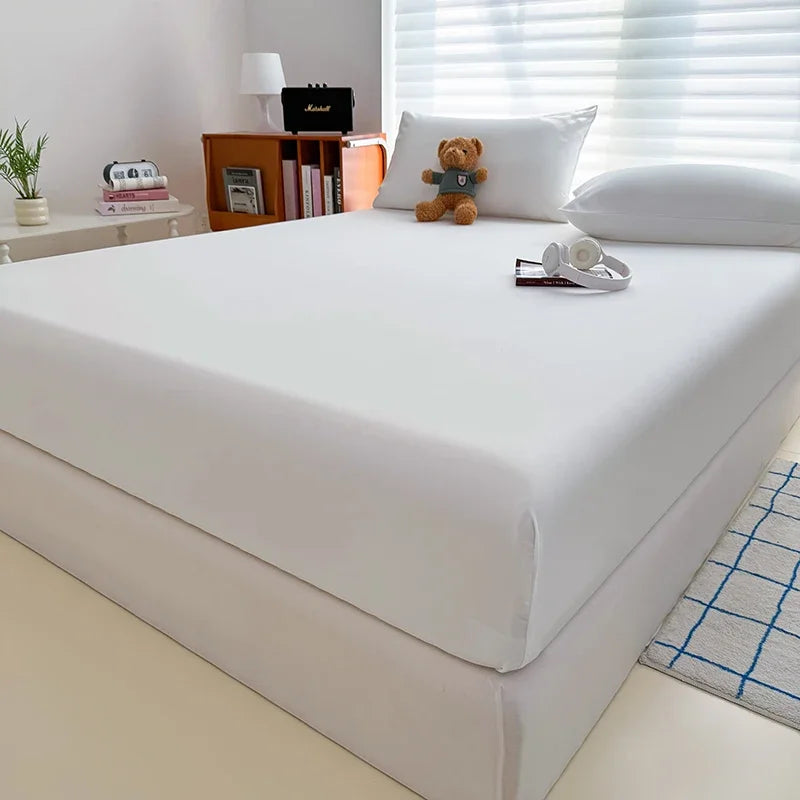 Washed Polyester Fitted Sheet