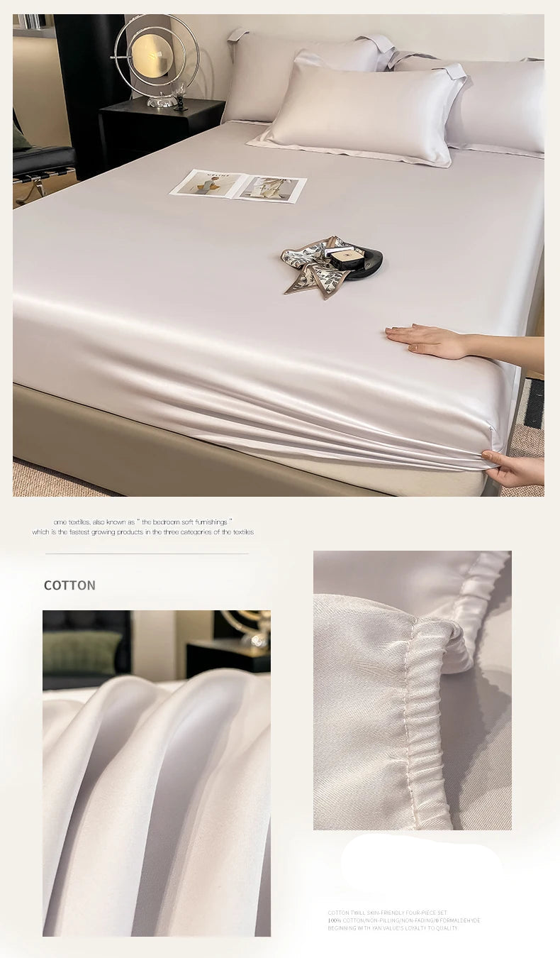 100% Pure Bamboo Bed Sheet Set – 4 or 6 Pieces