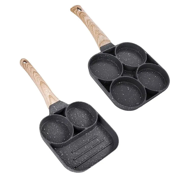 2/4-Hole Non-stick Frying Pan