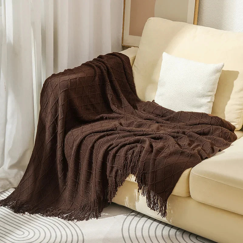 Luxe Knit Throw Blanket