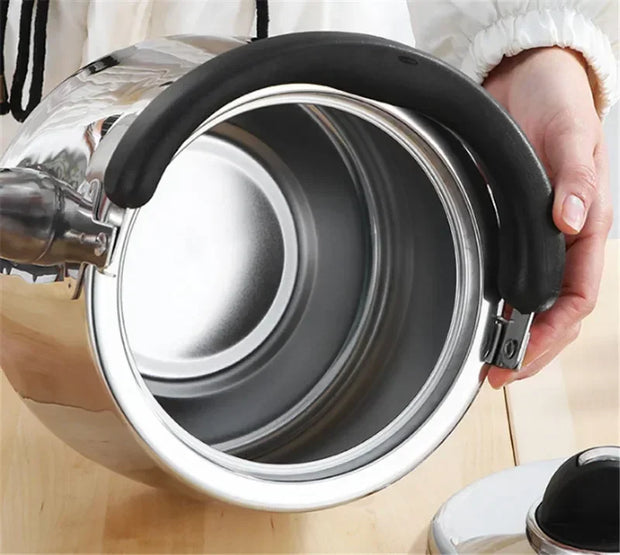 Shiny 304 Stainless Steel Kettle