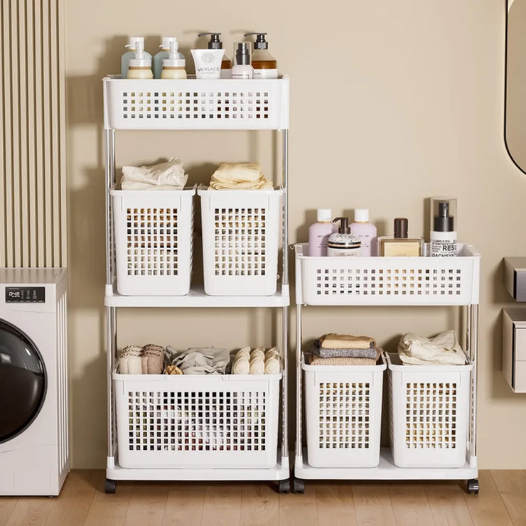 Multifunctional Storage Rolling Cart