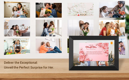 Smart Digital Photo Frame 10.1" — WiFi, HD Touch Screen & 32GB Storage