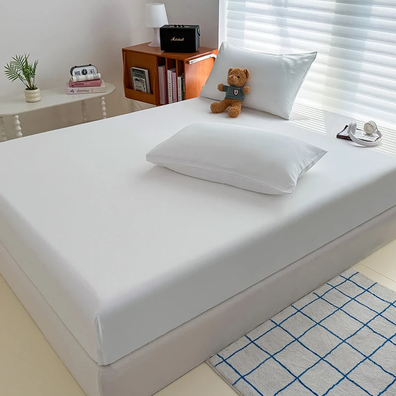 Washed Soft-Finish Fitted Sheet