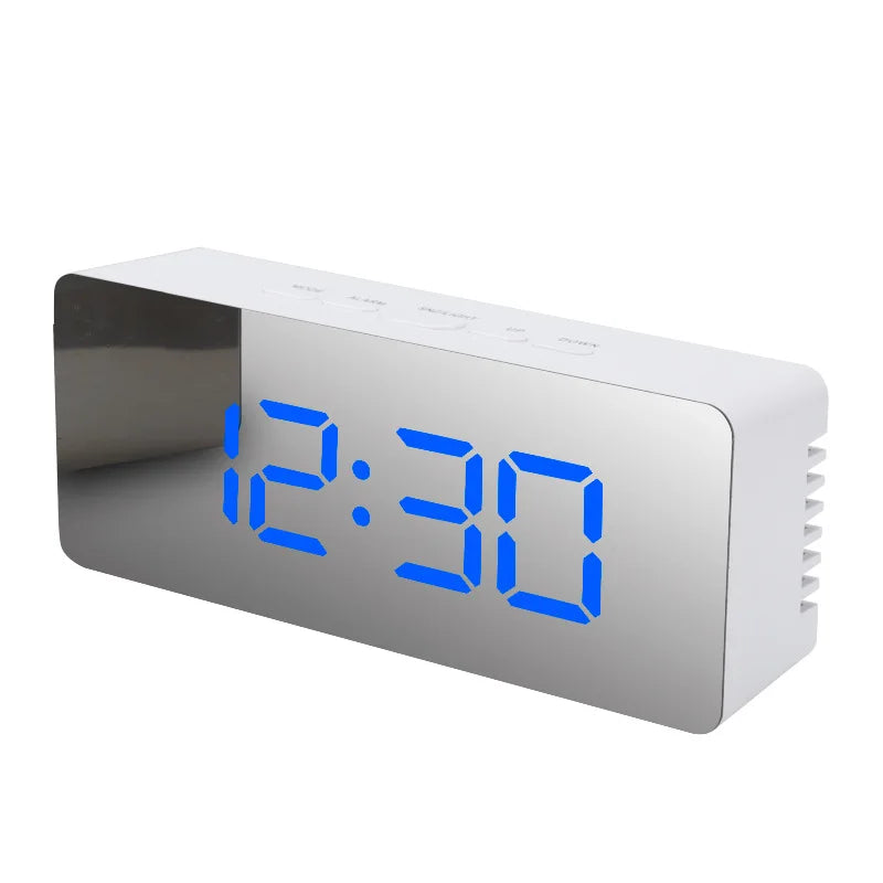 LED Desk Clock with Temperature Display