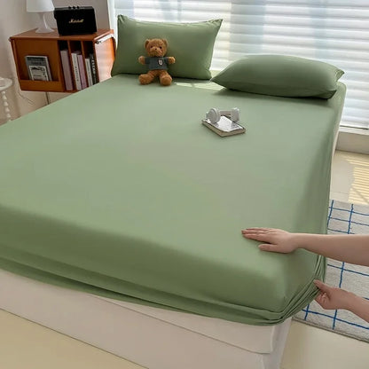 Washed Polyester Fitted Sheet
