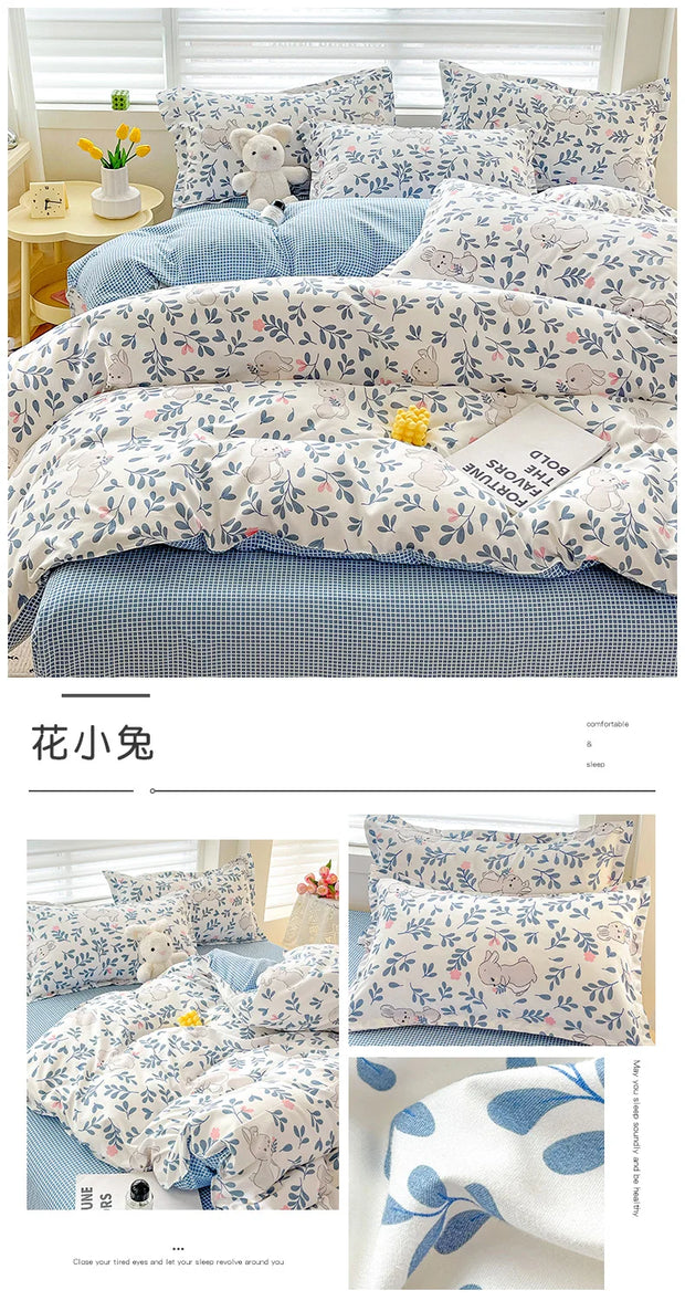 4 Pieces Bedding Set