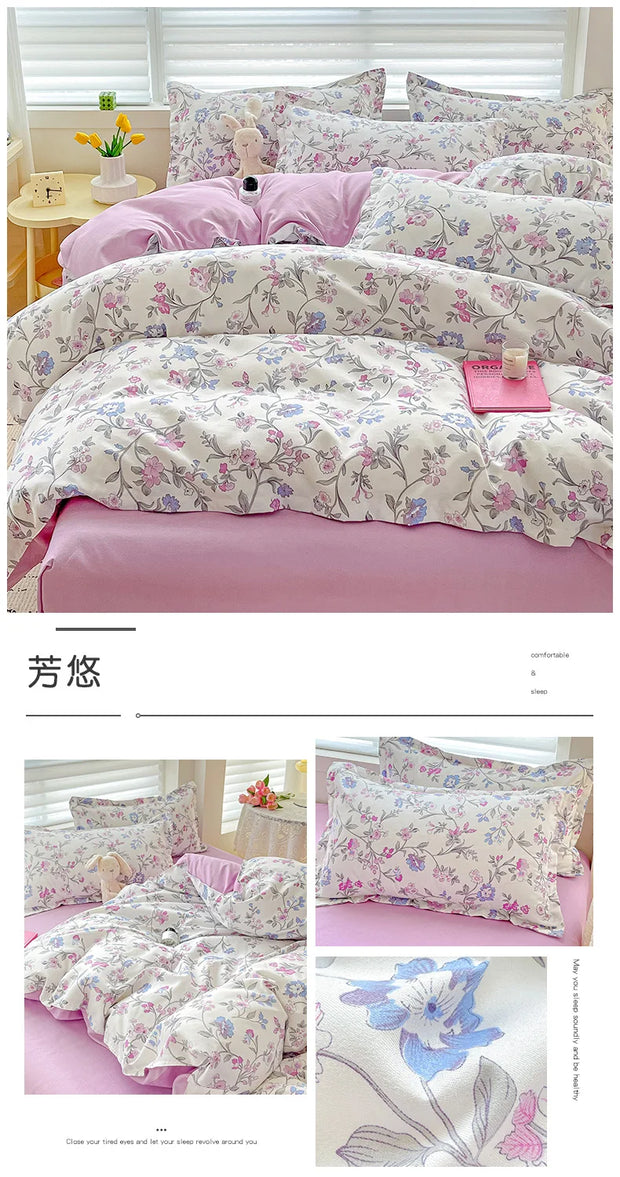 4 Pieces Bedding Set