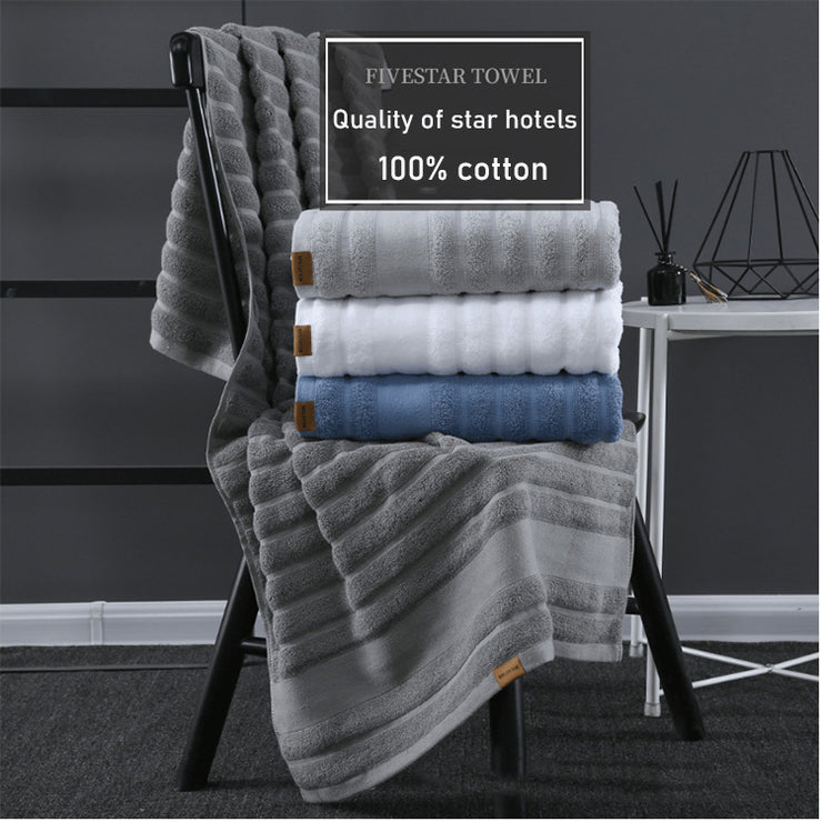 Pure Cotton Bath Towel Set