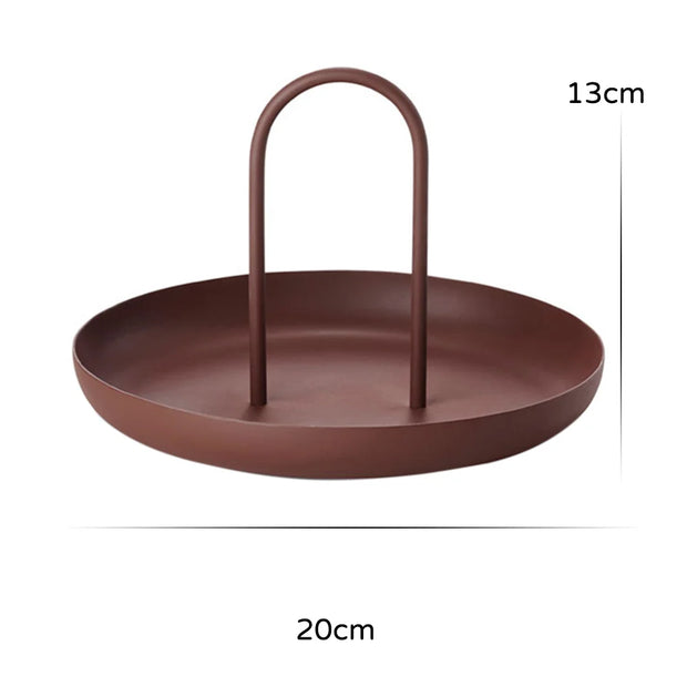 Elegant Nordic Tray with Handle