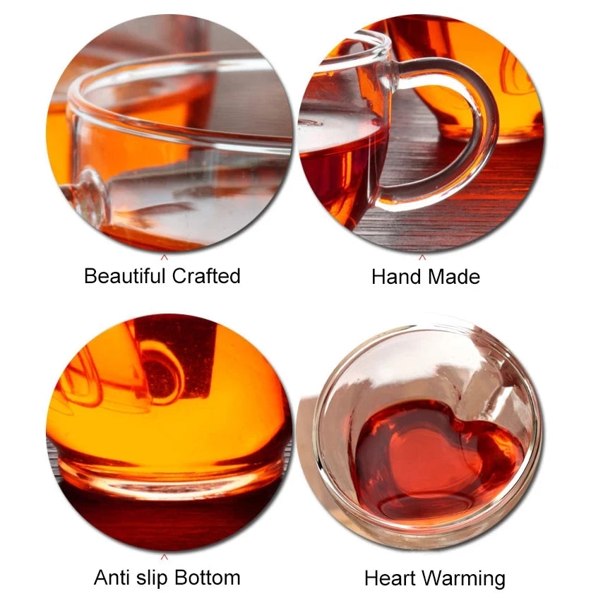 Double-Wall Borosilicate Glass Cups