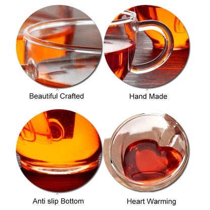 Double-Wall Borosilicate Glass Cups