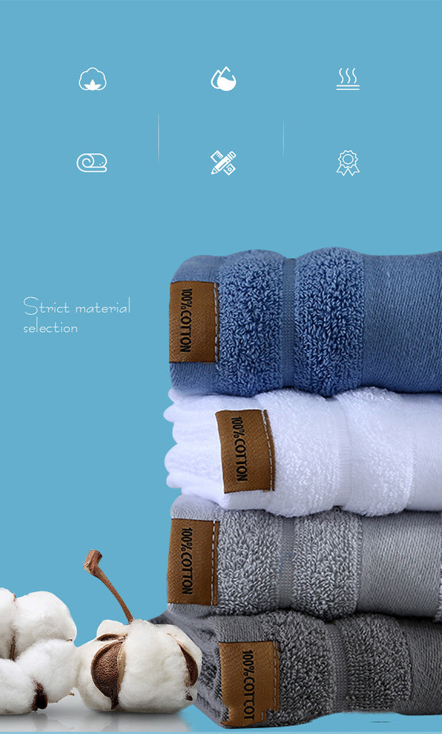 Pure Cotton Bath Towel Set