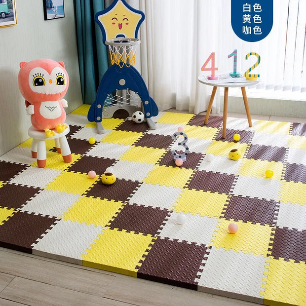 12 Soft Foam Play Mat Pieces Set