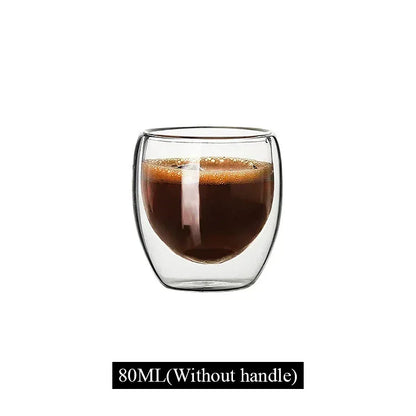Double-Wall Borosilicate Glass Cups