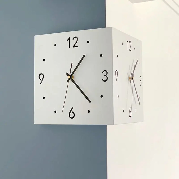 Creative Square Wall Clock with Light Sensor